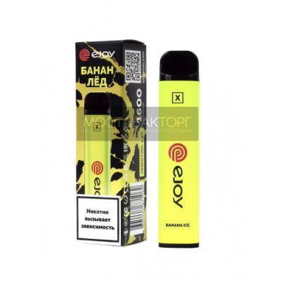 Электронная сигарета Ejoy X Банан Лёд на 1600 затяжек